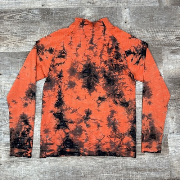 Lululemon Metal Vent Tech Half zip 2.0 Disconnect marble dye autumn M - Picture 11 of 14